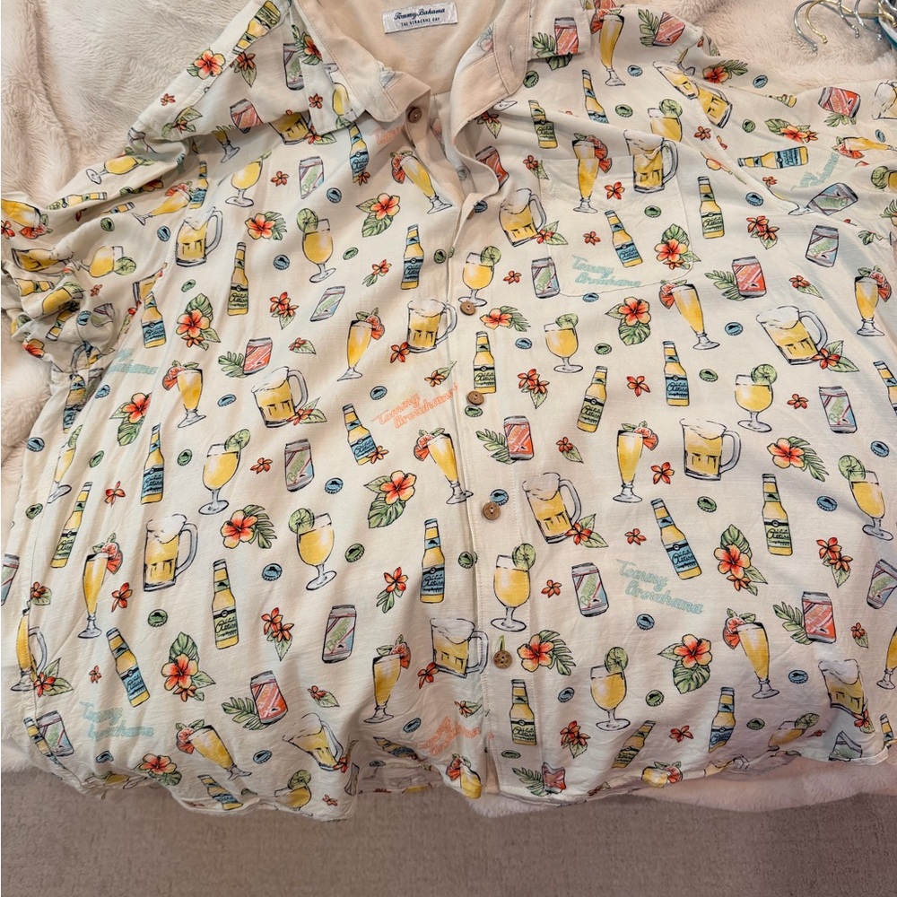 Tommy Bahama Tropical Drink Print Shirt